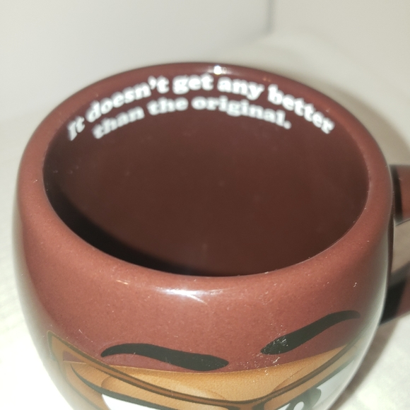 M&M's World Brown Barrel It Doesn't Get Any Better Than the Original Mug New - Picture 2 of 5